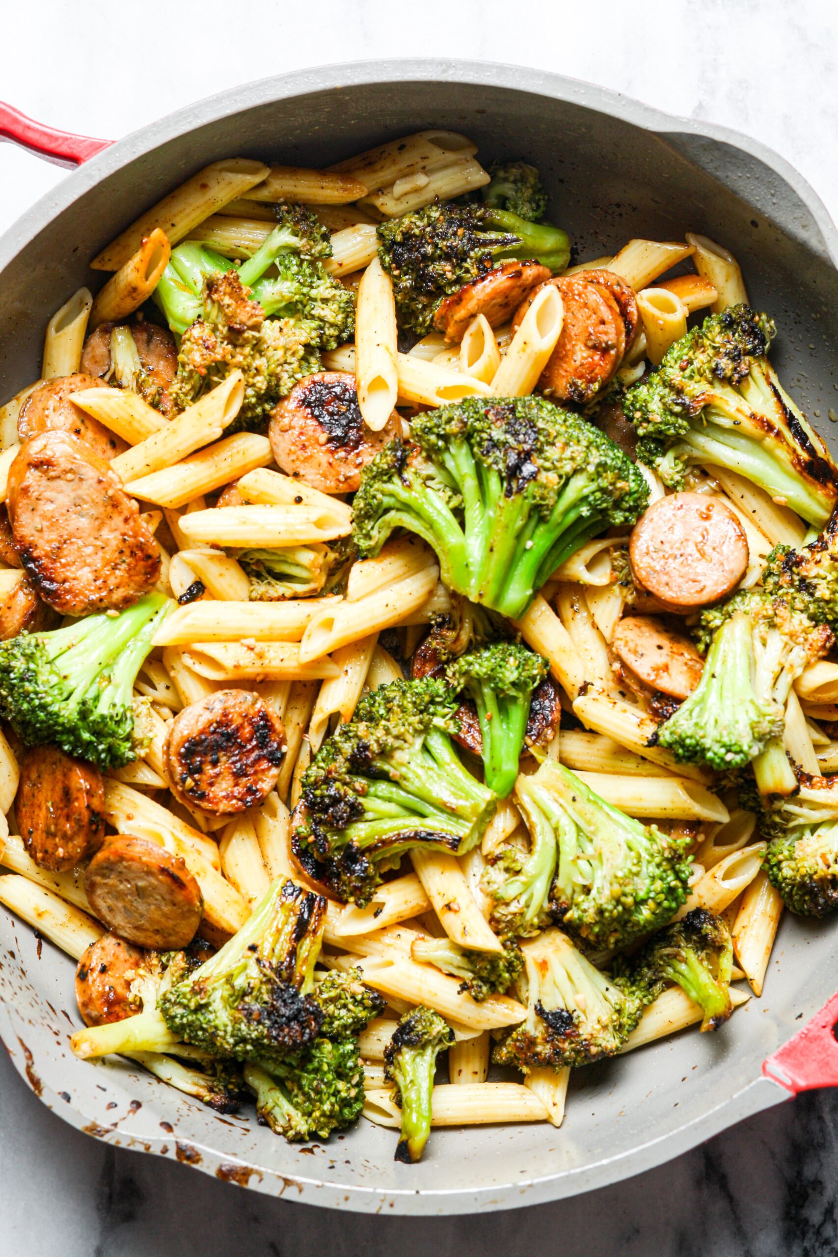 Noodles with pork and veggies.