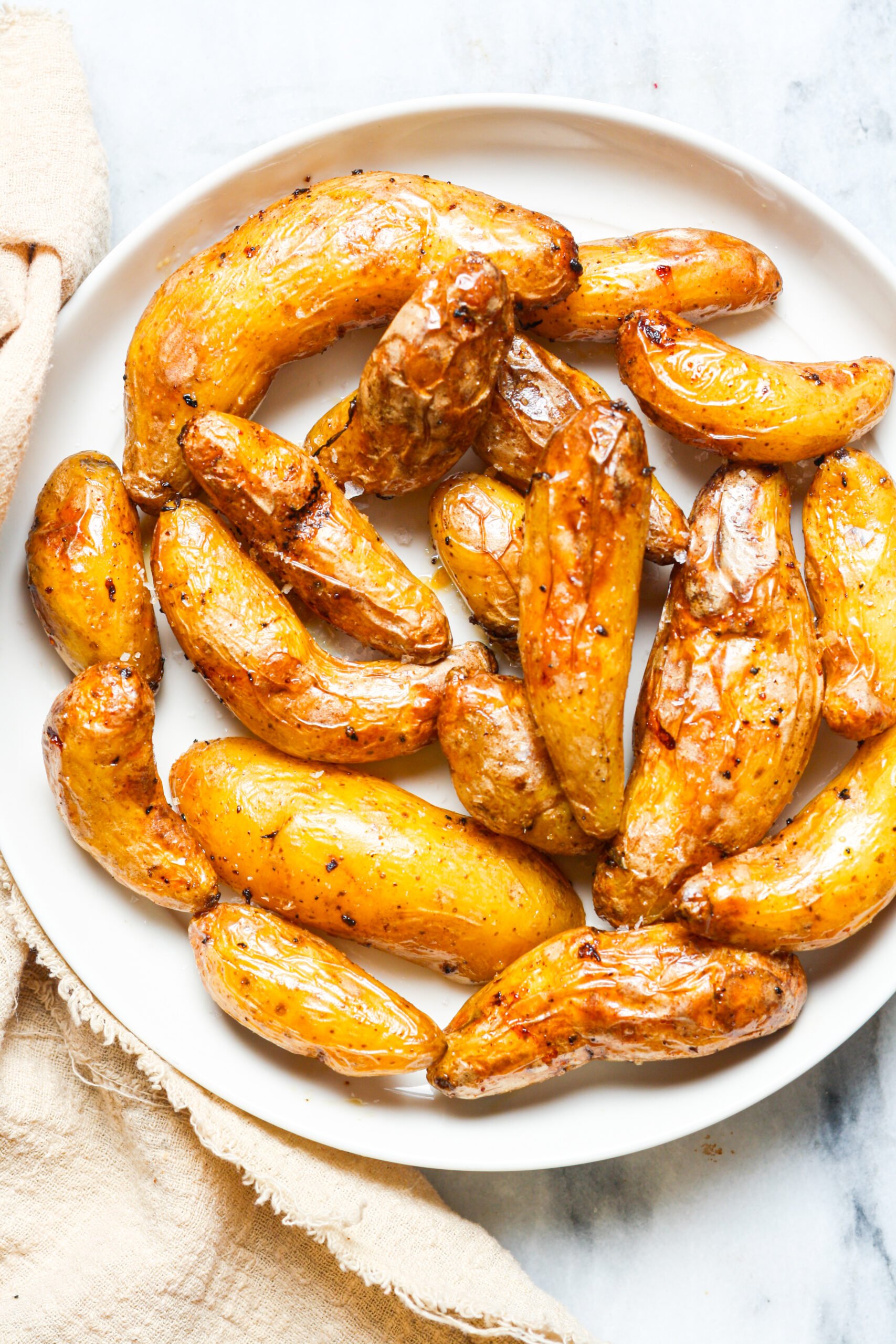 Air Fryer Fingerling Potatoes ⋆ 100 Days of Real Food