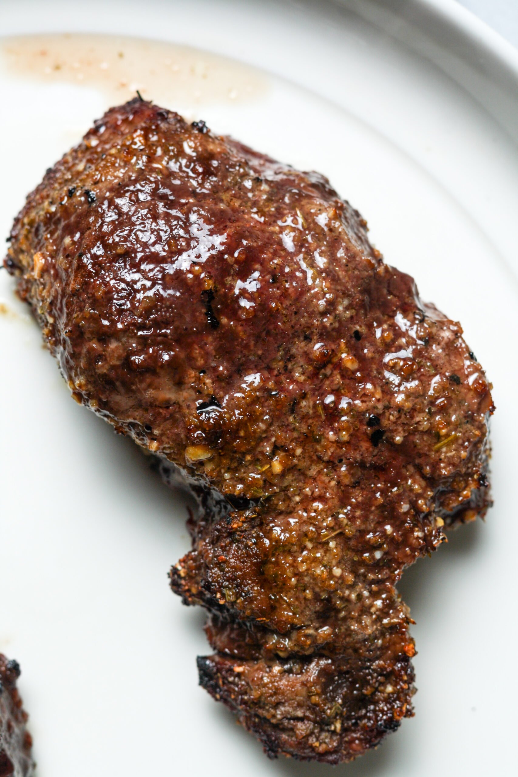 Tender steak.