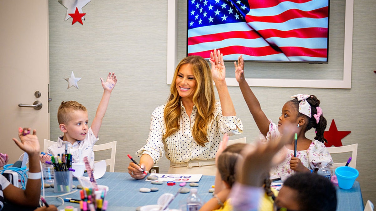 Melania Trump visits Children’s Hospital for key Independence Day event